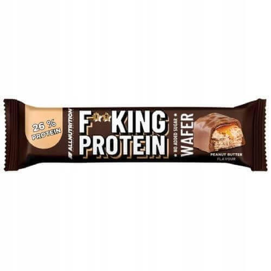 Протеїновий батончик Allnutrition Fitking Protein Wafer з арахісовим маслом, 37 г: ціни та характеристики