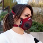 Olmed Sports Mask Maroon (1+1 фільтр) розмір M, дизайн Анжеліка Юзефчик (Angelika Józefczyk): ціни та характеристики