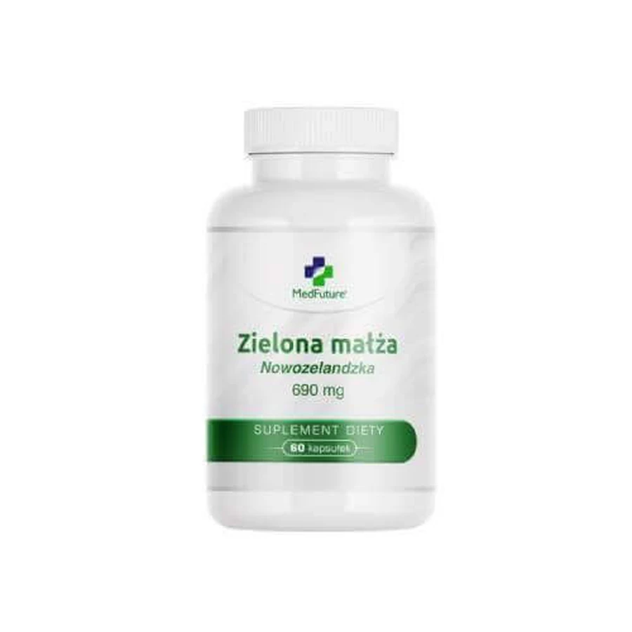 Зелена новозеландська мідія MedFuture, 60 капсул: ціни та характеристики