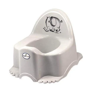 TEGA BABY Горщик з музичною шкатулкою ECO DOGGY сірий, 1 шт.