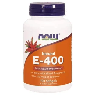 NOW FOODS E-400 Витамин Е 400 + селен, 100 капс