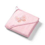 BabyOno бамбуковое банное полотенце с капюшоном NATURAL BAMBOO 100 x 100 см розовое 346/04