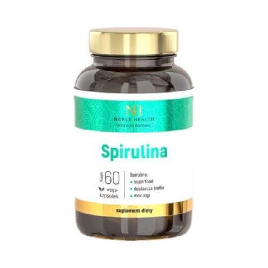 NOBLE HEALTH Спирулина, 60 капсул: цены и характеристики