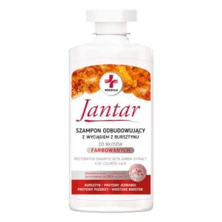 JANTAR MEDICA Відновлювальний шампунь для фарбованого волосся з екстрактом бурштину, 330 мл