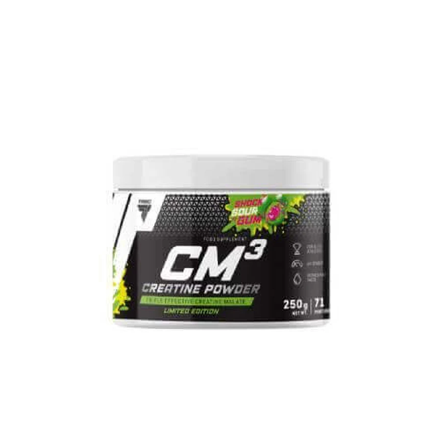 Trec CM3 Powder Креатин малат со вкусом кислой жвачки, 250 г: цены и характеристики