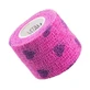 VITAMMY Autoband Эластичный когезивный бинт 5 см x 450 см Сердечки фиолетовые
