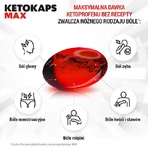KETOKAPS MAX 50 мг, кетопрофен сильный анальгетический и противовоспалительный препарат (кетонал) - 10 капсул: цены и характеристики