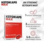 KETOKAPS MAX 50 мг, кетопрофен сильный анальгетический и противовоспалительный препарат (кетонал) - 10 капсул: цены и характеристики