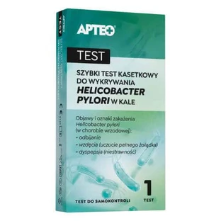 Швидкий касетний тест APTEO для виявлення Helicobacter pylori у фекаліях