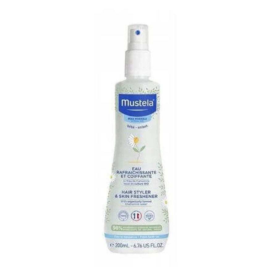MUSTELA BEBE Освіжаючий спрей для волосся, 200 мл: ціни та характеристики