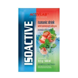 ACTIVLAB ISOACTIVE Изотонический напиток Клубника с мятой, 31,5г