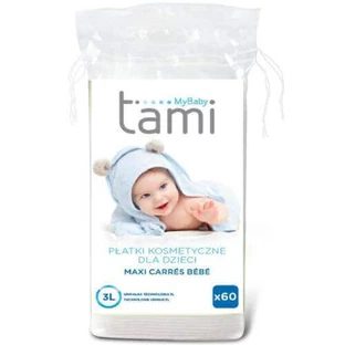 TAMI My Baby Косметические подушечки для младенцев и детей, 60 шт.