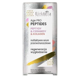 EFEKTIMA Age Pro Peptides Мультиактивна сироватка проти зморшок Пептиди та кераміди і регенерація колагену розгладжуюча, 30 мл