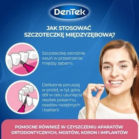 Межзубные щетки DENTEK Slim Brush размер 1, 32шт: цены и характеристики