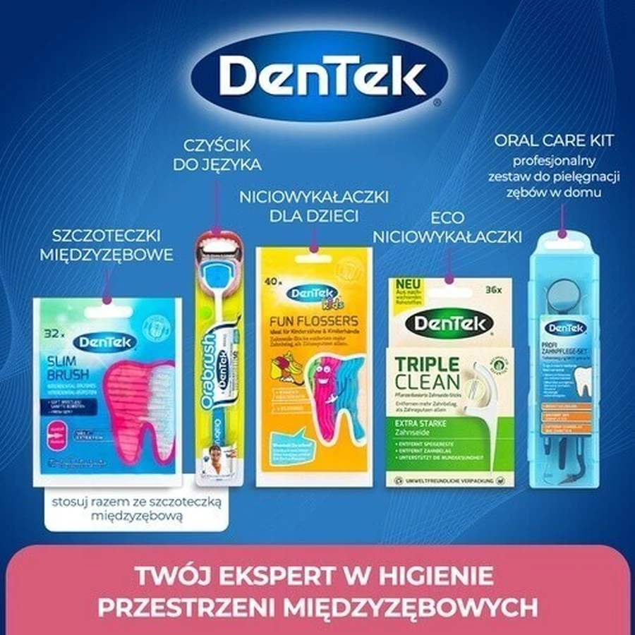 Межзубные щетки DENTEK Slim Brush размер 1, 32шт: цены и характеристики