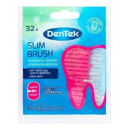 Межзубные щетки DENTEK Slim Brush размер 1, 32шт: цены и характеристики