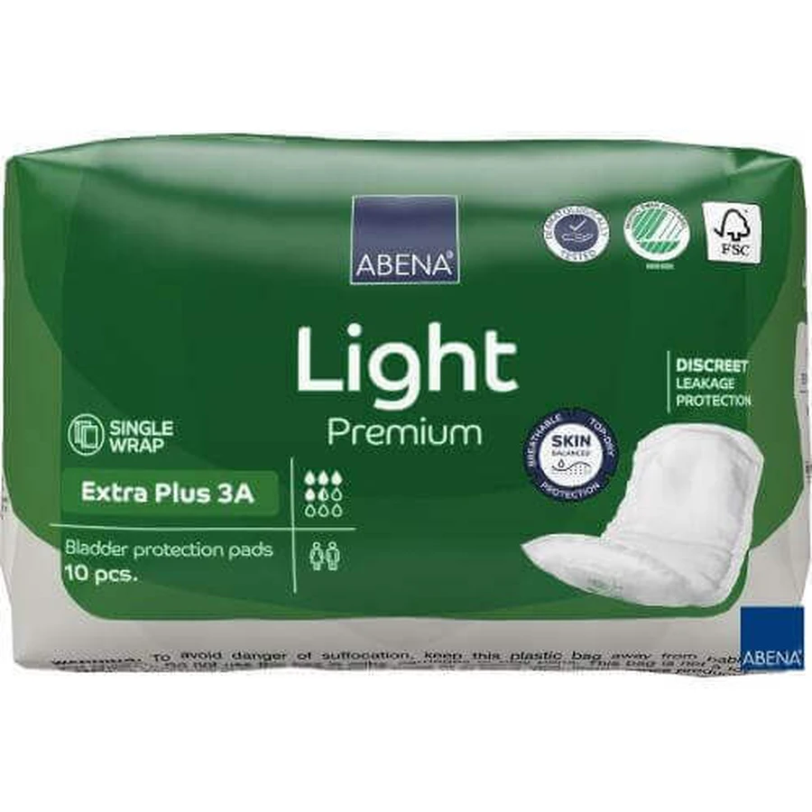 ABENA Light Premium жіночі гігієнічні прокладки EXTRA PLUS 3A, 10шт: ціни та характеристики