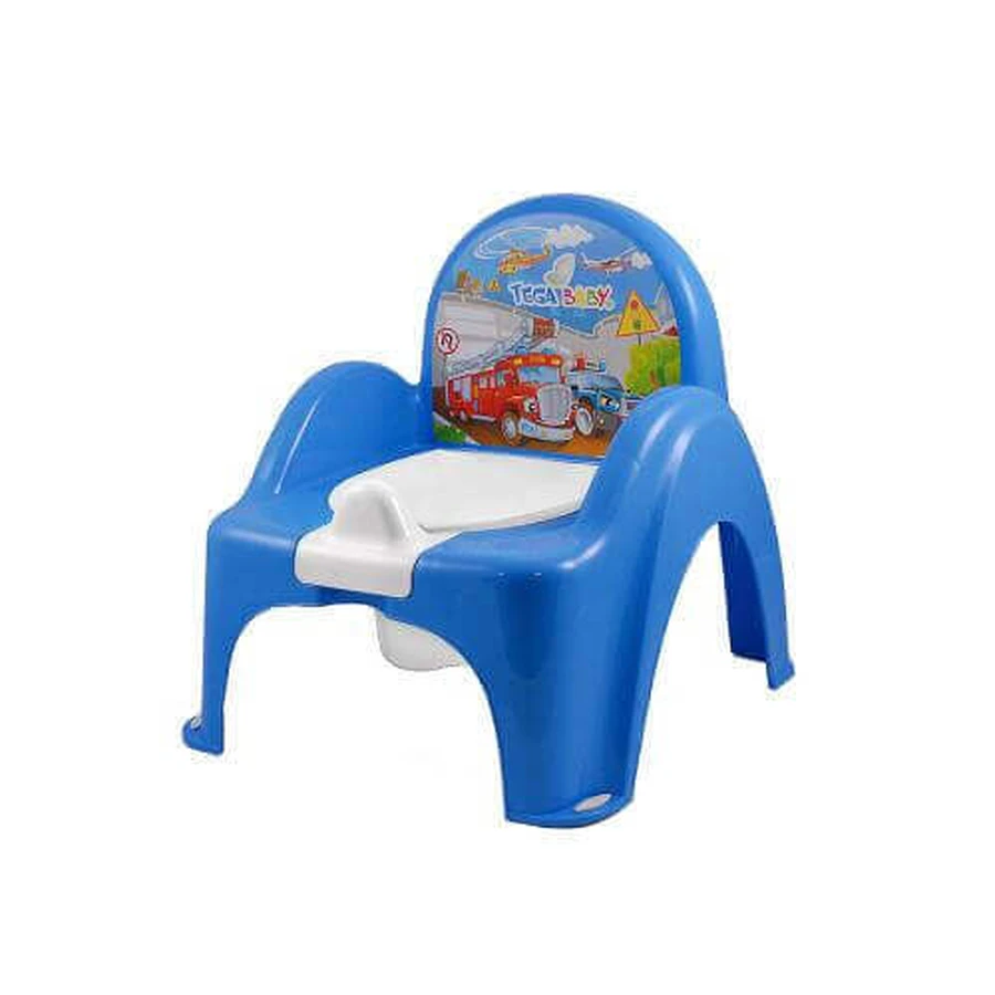 TEGA BABY Стульчик для горшка AUTA голубой, 1 шт.: цены и характеристики