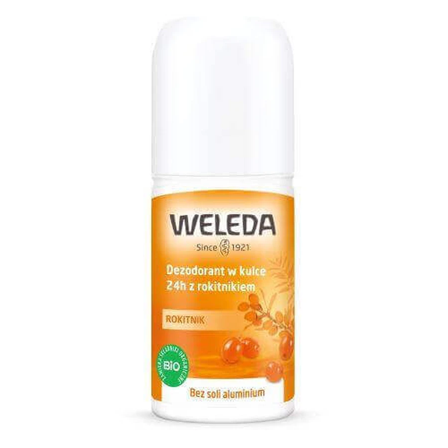 Дезодорант-кулька WELEDA 24 год з обліпихою, 50мл: ціни та характеристики