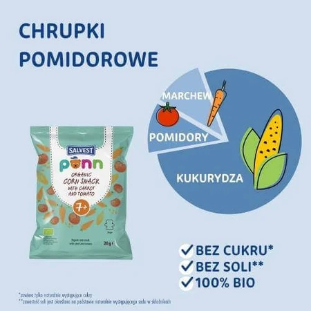 SALVEST PÕNN BIO Томатные чипсы, 20 г: цены и характеристики