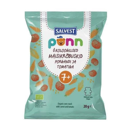 SALVEST PÕNN BIO Томатные чипсы, 20 г: цены и характеристики
