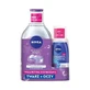 Nivea Kit Duopack Успокаивающий мицеллярный лосьон, 400 мл + Средство для снятия макияжа с глаз, 125 мл