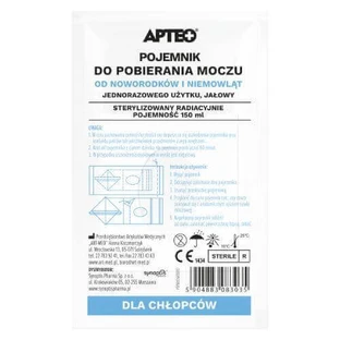 APTEO Стерильный контейнер для сбора мочи для мальчиков, 150 мл