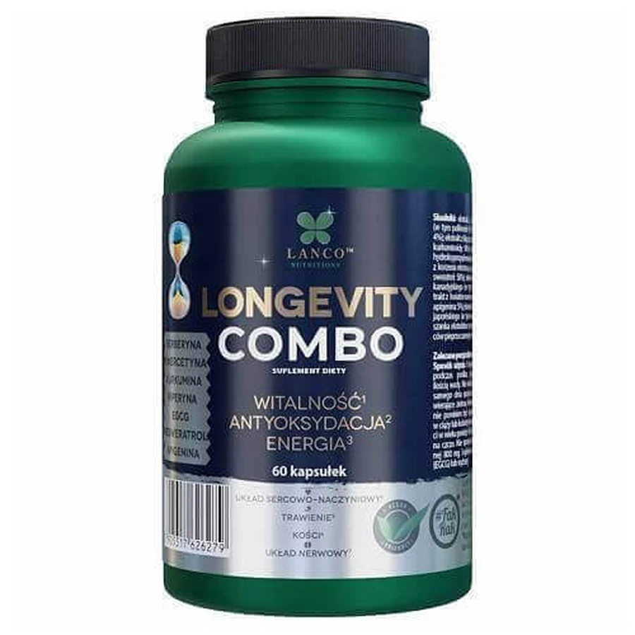 LANCO NUTRITIONS Longevity Combo, 60 капсул: цены и характеристики