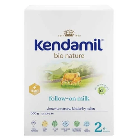 Kendamil BIO Nature 2 HMO+ молочко для дітей 6-12 місяців, 600 г: ціни та характеристики