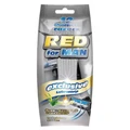 Mattes Red for Man Одноразовая мужская бритва, 12 шт.