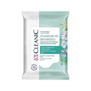 CLEANIC Очищающие и нормализующие салфетки для снятия макияжа, 10 шт.