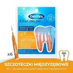 DENTEK Межзубные щетки Easy Brush размер 1, 6шт: цены и характеристики