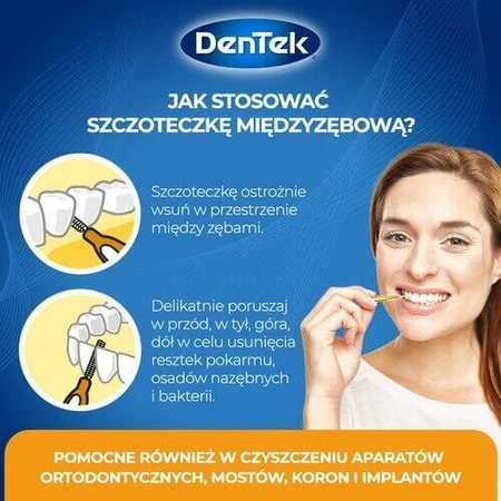 DENTEK Межзубные щетки Easy Brush размер 1, 6шт: цены и характеристики
