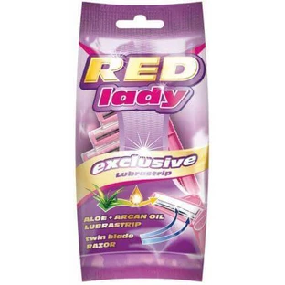 Одноразова бритва Mattes Red for Lady, 5шт