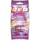 Mattes Red для женской одноразовой бритвы, 5шт