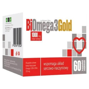 Рыбий жир BiOmega3Gold 1000 мг, 60 капс