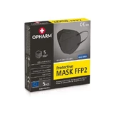 Захисна маска OPHARM FFP2 чорна, 5шт