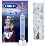 Электрическая зубная щетка ORAL-B Pro Kids 3+ Frozen + футляр, 1 шт.