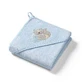 BabyOno Бамбуковое банное полотенце с капюшоном NATURAL BAMBOO 100 x 100 см голубое 346/05