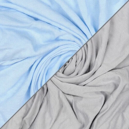Накидка на пеленальний столик BabyMatex BAMBOO 50x70/80 синьо-сіра, 2 шт.: ціни та характеристики