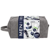 NIVEA MEN Sensitive Elegance Set Заспокійлива піна для гоління, 200 мл + Бальзам після гоління, 100 мл + Багатоцільовий крем, 75 мл + Оригінальний антиперспірант Black&White Invisible, 50 мл