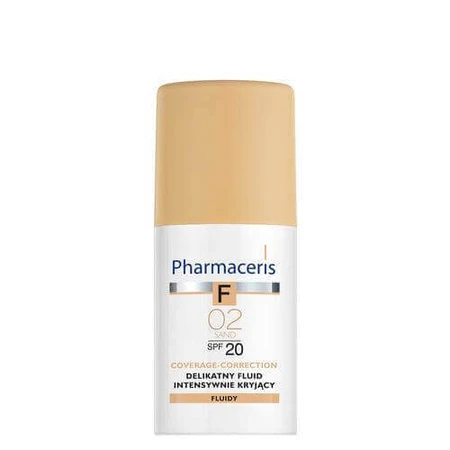 PHARMACERIS F Флюїд для інтенсивного покриття "02" з SPF20 - 30 мл: ціни та характеристики