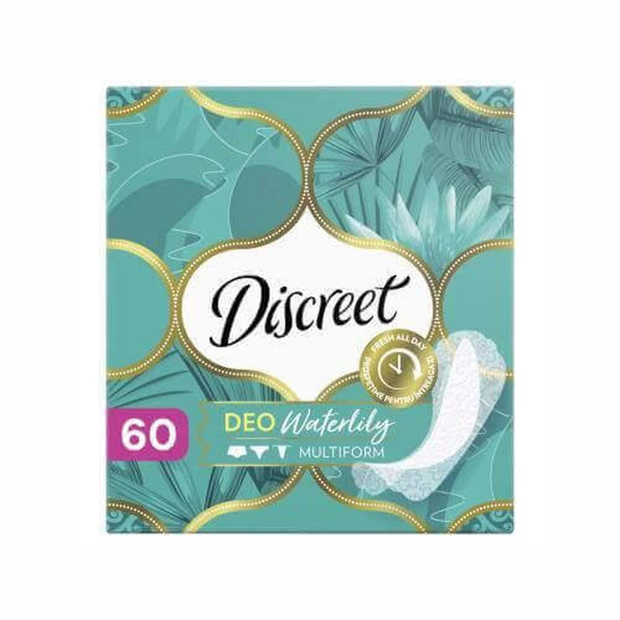 DISCREET Deo Waterlilly гигиенические прокладки, 60 шт.: цены и характеристики