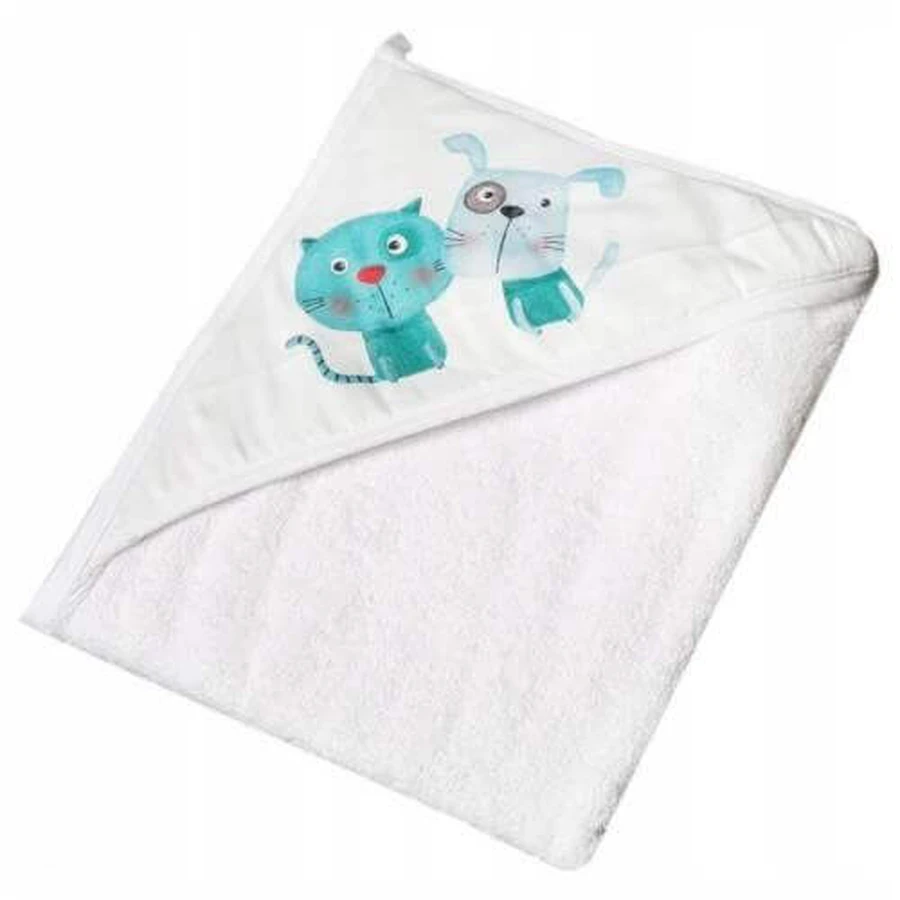Халат TEGA BABY DOG AND CAT білий, 80x80см: ціни та характеристики