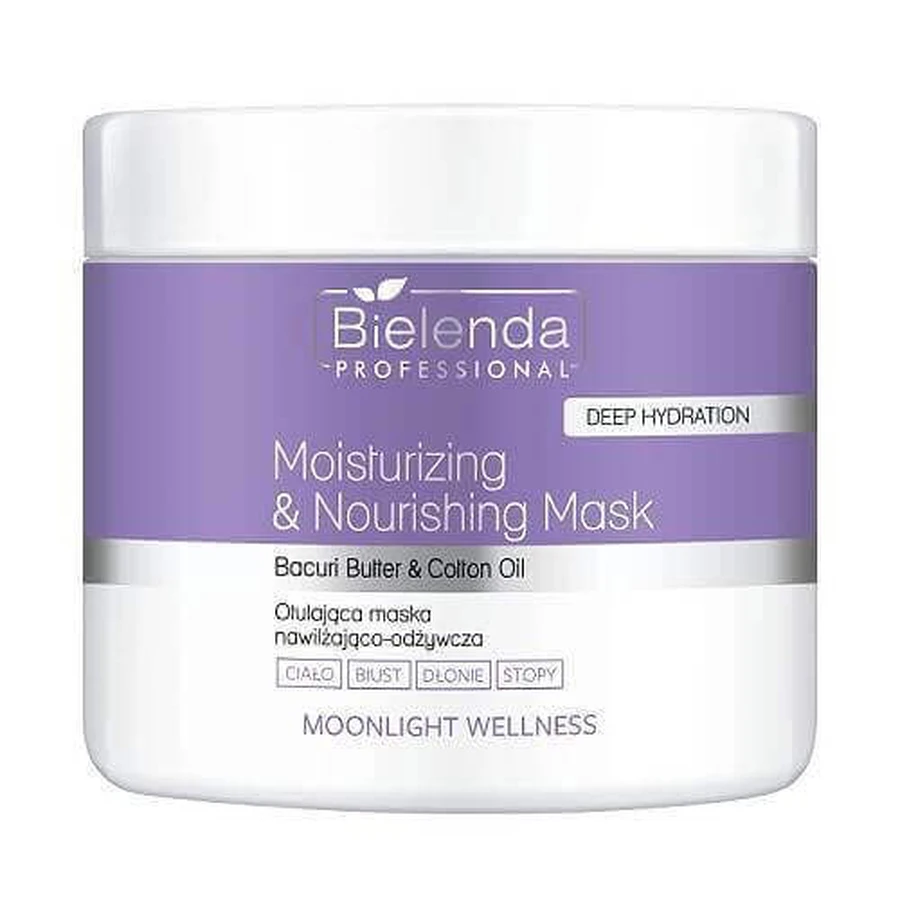 Bielenda Professional Moonlight Wellness Wrapping Зволожуюча і живильна маска для обгортання, 600 г: ціни та характеристики