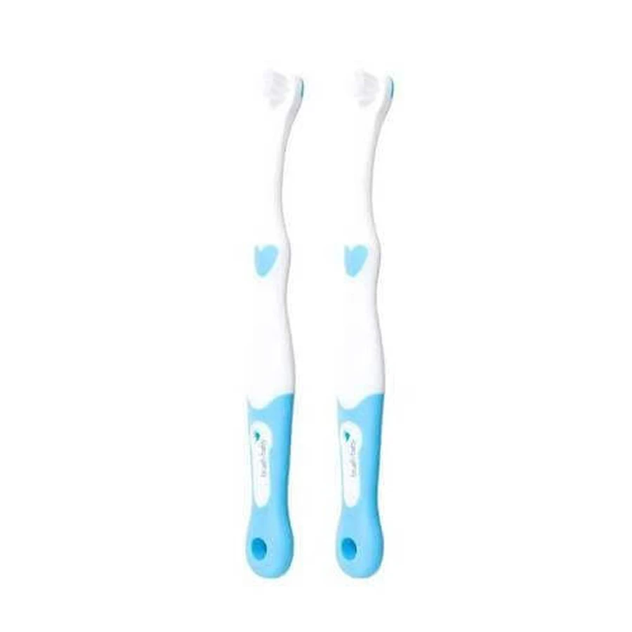 Зубна щітка BRUSHBABY FirstBrush для дітей 0-18 місяців, 2 шт.: ціни та характеристики