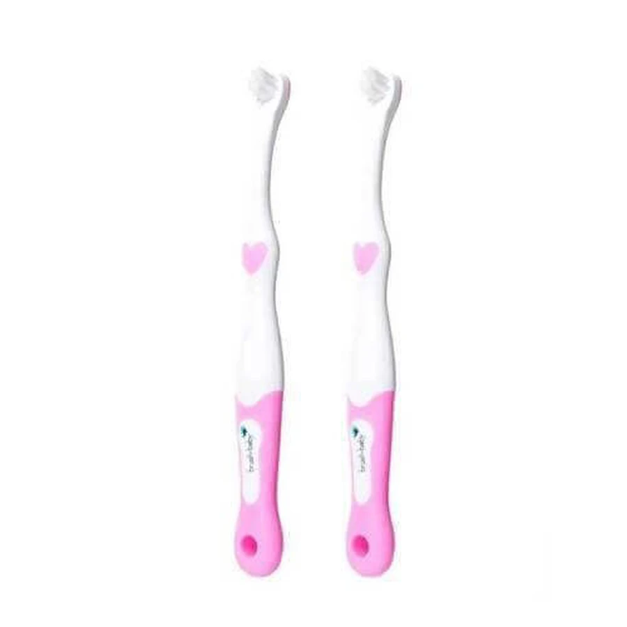Зубна щітка BRUSHBABY FirstBrush для дітей 0-18 місяців, 2 шт.: ціни та характеристики