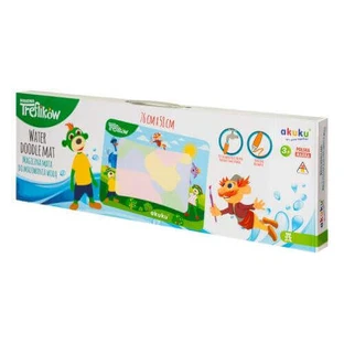 Килимок для розфарбовування аквареллю AKUKU Treflik Family, 1шт