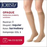 Довгі компресійні гольфи JOBST OPAQUE CCL1 карамель, розмір 1 ZP