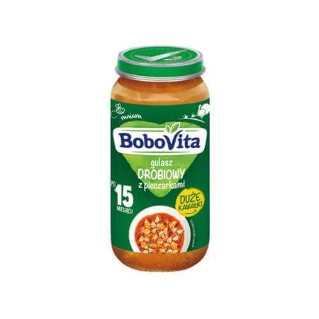 BoboVita Тушеная птица с грибами после 15 месяцев, 250 г: цены и характеристики